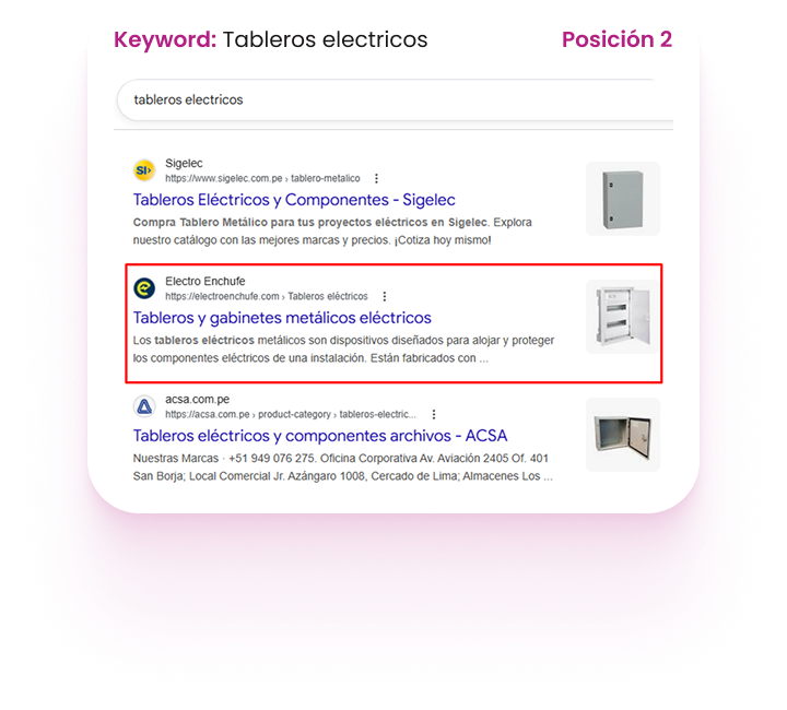 Agencia SEO Callao Frame 1757