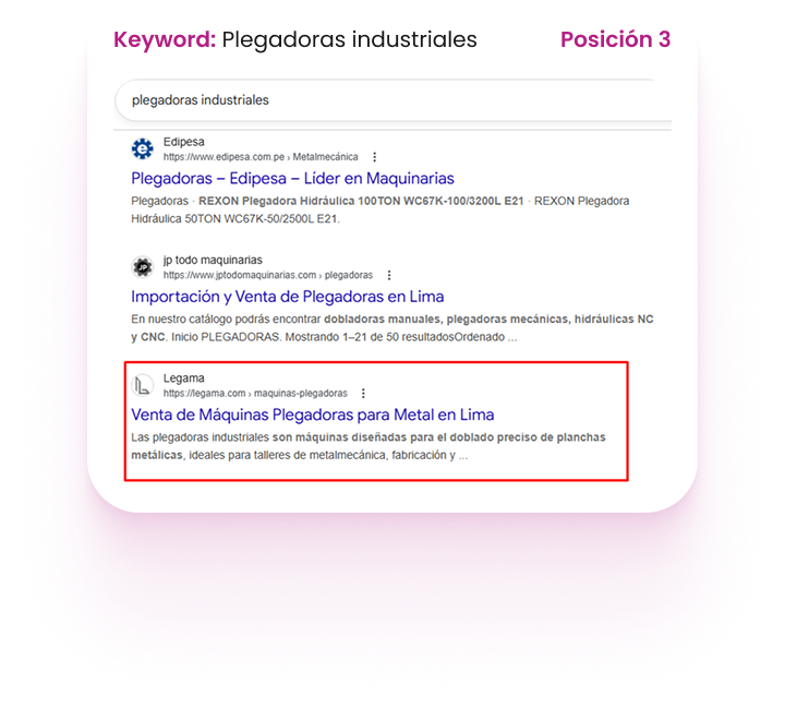 Agencia SEO Callao Frame 1758